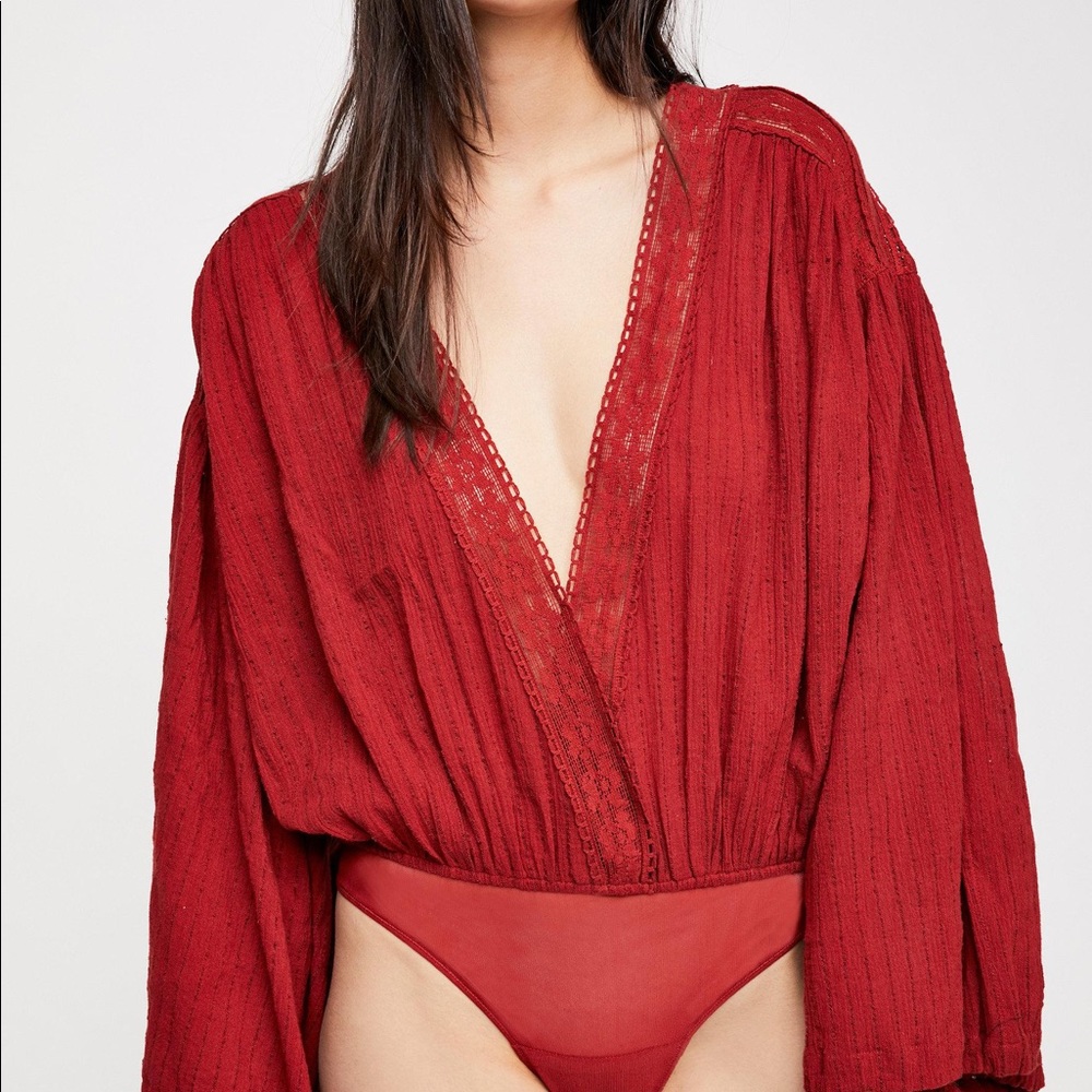 Free people Girl So Pretty bodysuit